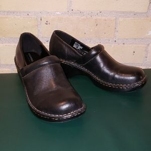Black clog style shoe
